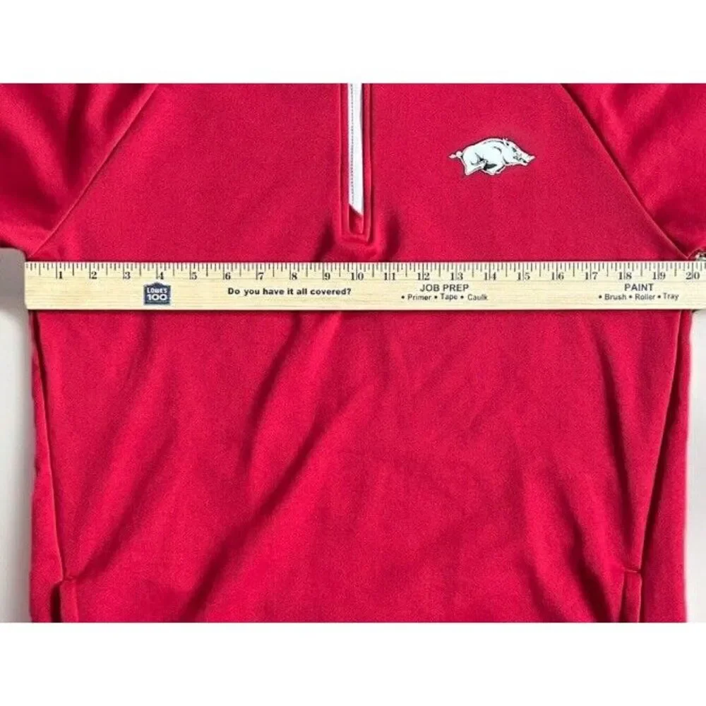 Columbia Men's S Arkansas Razorbacks Terminal Tackle Fleece Quarter-Zip‎ Jacket